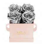  Mila-Roses-00029 Mila Classic Mini Pink - Metallic Silver