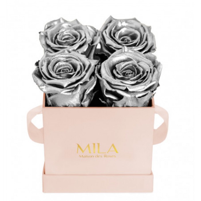 Mila Classic Mini Pink - Metallic Silver