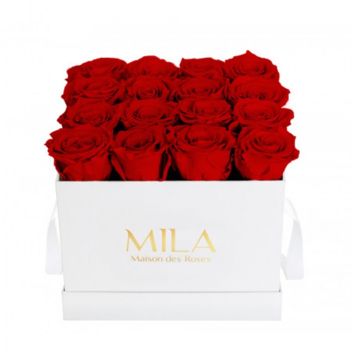 Mila Classic Medium White - Rouge Amour