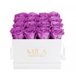  Mila-Roses-00057 Mila Classic Medium White - Mauve