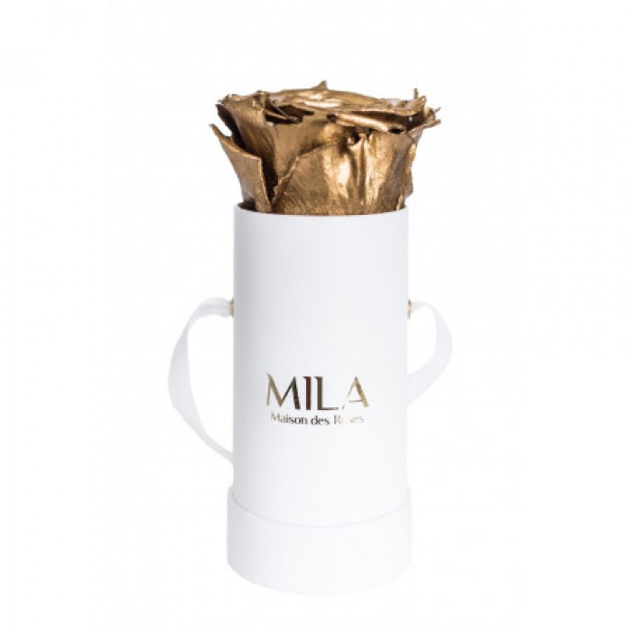 Mila Classic Baby White - Metallic Gold