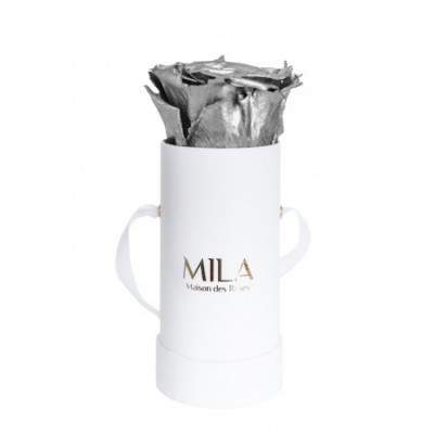 Produit Mila-Roses-00071 Mila Classic Baby White - Metallic Silver