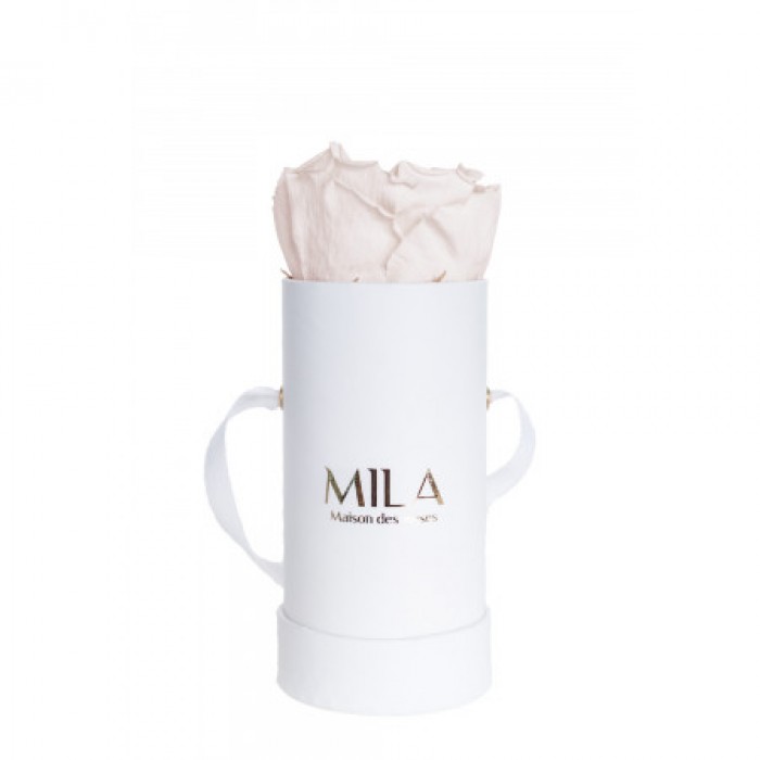 Mila Classic Baby White - Pink bottom