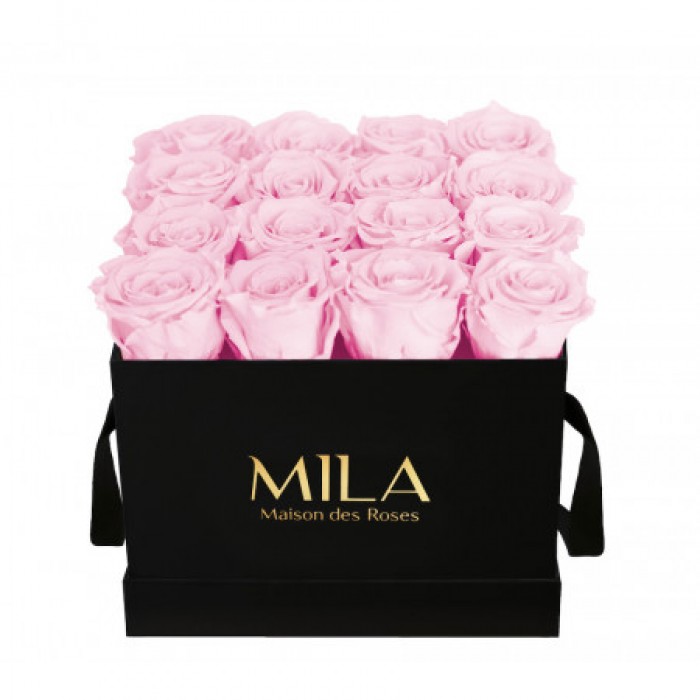 Mila Classic Medium Black - Pink Blush