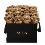  Mila-Roses-00112 Mila Classic Medium Black - Metallic Gold