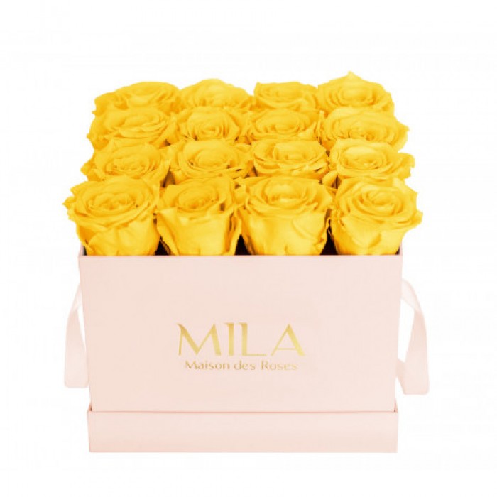 Mila Classic Medium Pink - Yellow Sunshine