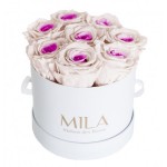  Mila-Roses-00215 Mila Classic Small White - Pink bottom