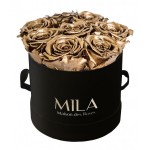  Mila-Roses-00226 Mila Classic Small Black - Metallic Gold
