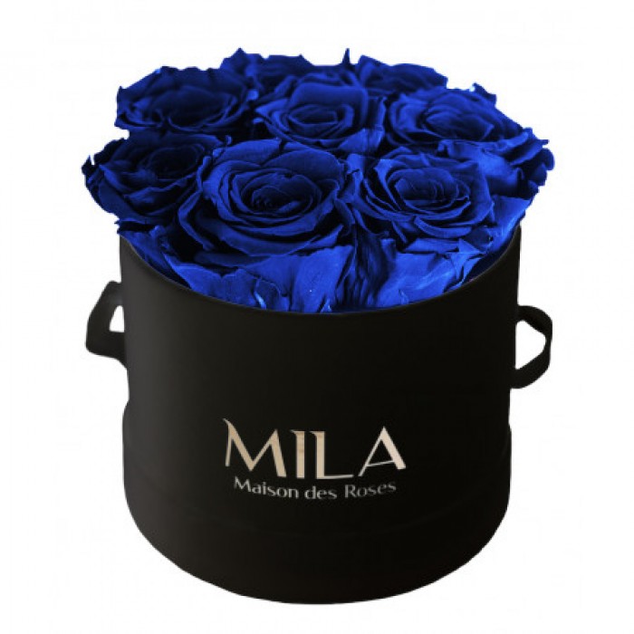 Mila Classic Small Black - Royal blue