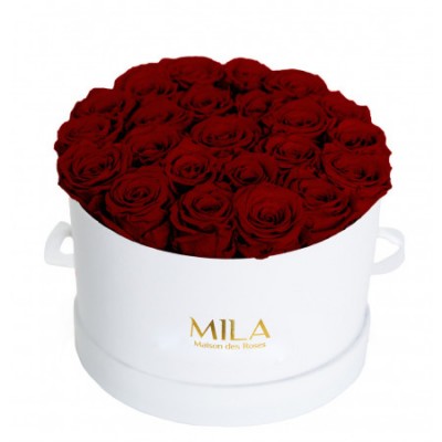 Produit Mila-Roses-00247 Mila Classic Large White - Rubis Rouge