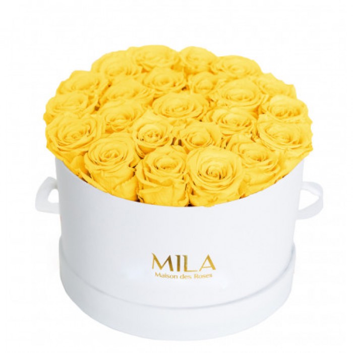 Mila Classic Large White - Yellow Sunshine