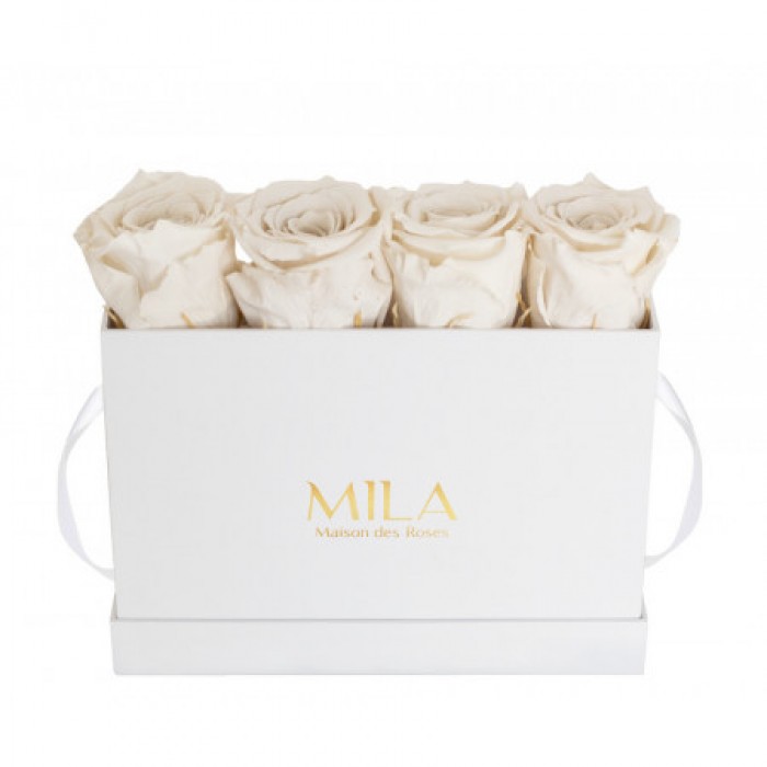 Mila Classic Mini Table White - White Cream