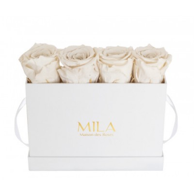 Produit Mila-Roses-00338 Mila Classic Mini Table White - White Cream