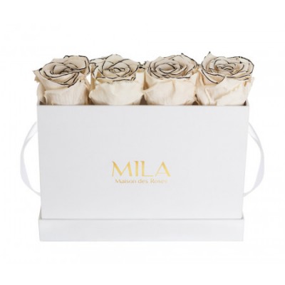Produit Mila-Roses-00339 Mila Classic Mini Table White - Haute Couture
