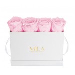  Mila-Roses-00340 Mila Classic Mini Table White - Pink Blush