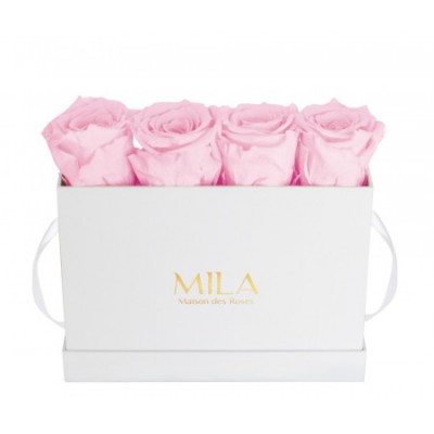 Produit Mila-Roses-00340 Mila Classic Mini Table White - Pink Blush