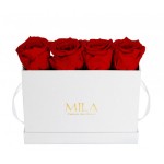  Mila-Roses-00342 Mila Classic Mini Table White - Rouge Amour