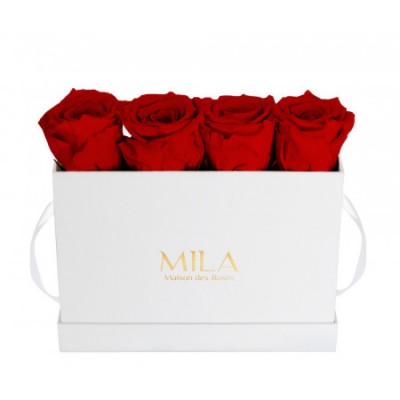 Produit Mila-Roses-00342 Mila Classic Mini Table White - Rouge Amour