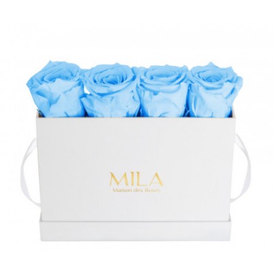 Produit Mila-Roses-00350 Mila Classic Mini Table White - Baby blue