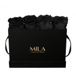  Mila-Roses-00361 Mila Classic Mini Table Black - Black Velvet