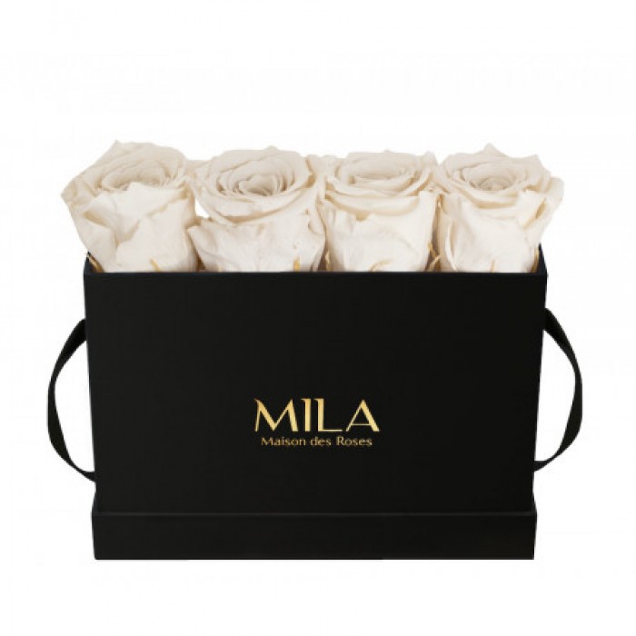 Mila Classic Mini Table Black - White Cream