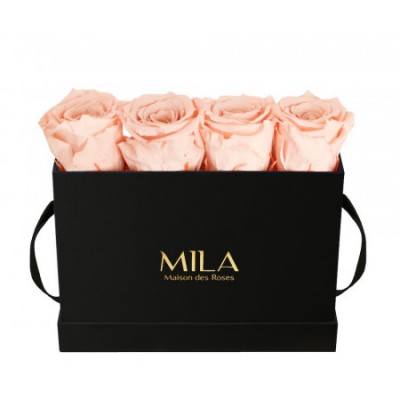 Produit Mila-Roses-00365 Mila Classic Mini Table Black - Pure Peach