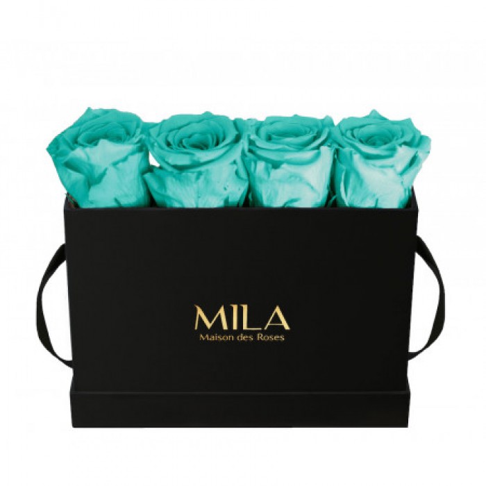 Mila Classic Mini Table Black - Aquamarine