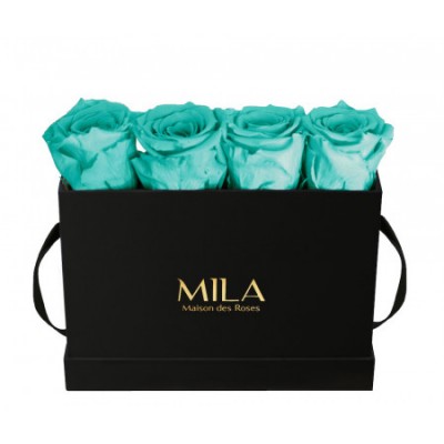 Produit Mila-Roses-00375 Mila Classic Mini Table Black - Aquamarine