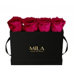  Mila-Roses-00381 Mila Classic Mini Table Black - Fuchsia