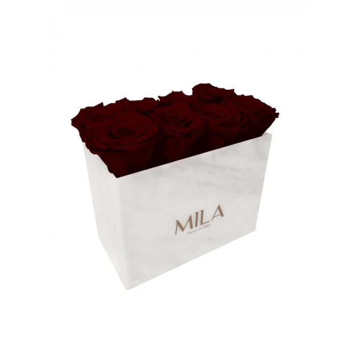 Mila Acrylic White Marble - Rubis Rouge
