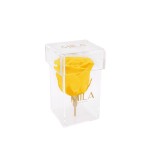  Mila-Roses-00469 Mila Acrylic Single Stem - Yellow Sunshine
