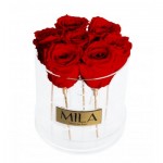  Mila-Roses-00486 Mila Acrylic Round - Rouge Amour