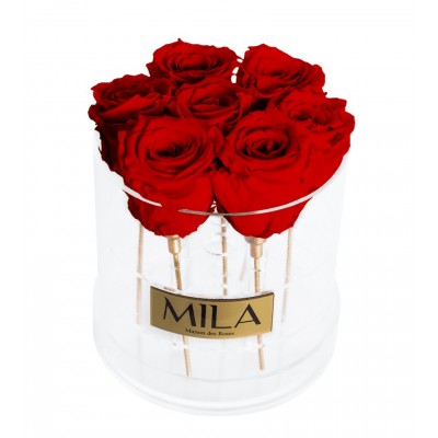 Produit Mila-Roses-00486 Mila Acrylic Round - Rouge Amour