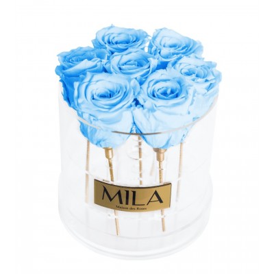 Produit Mila-Roses-00494 Mila Acrylic Round - Baby blue