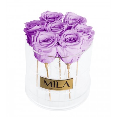 Produit Mila-Roses-00497 Mila Acrylic Round - Lavender