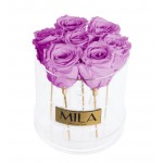  Mila-Roses-00498 Mila Acrylic Round - Mauve