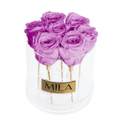 Produit Mila-Roses-00498 Mila Acrylic Round - Mauve