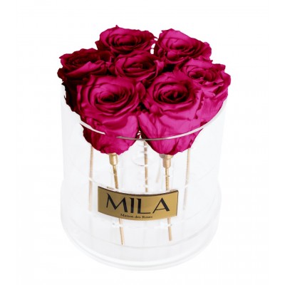 Produit Mila-Roses-00501 Mila Acrylic Round - Fuchsia