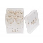  Mila-Roses-00506 Mila Acrylic Mini Bijou - White Cream