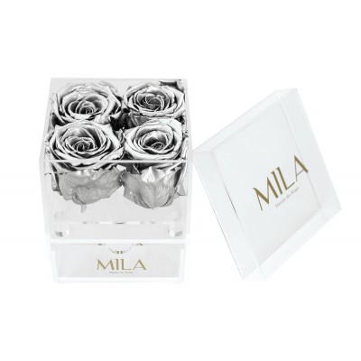 Produit Mila-Roses-00515 Mila Acrylic Mini Bijou - Metallic Silver