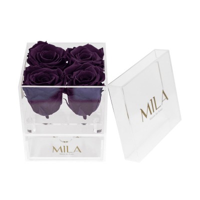 Produit Mila-Roses-00524 Mila Acrylic Mini Bijou - Velvet purple