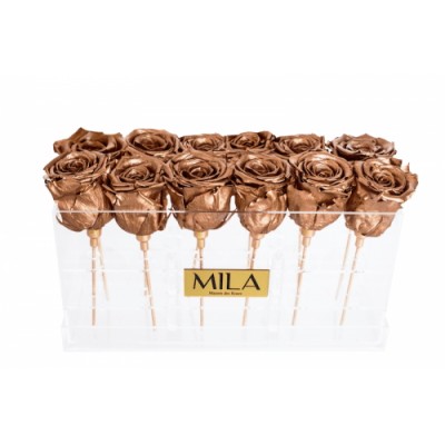 Produit Mila-Roses-00540 Mila Acrylic Table - Metallic Copper