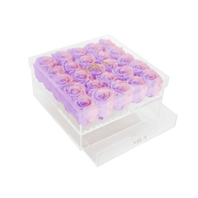 Produit Mila-Roses-00576 Mila Acrylic Large Bijou - Vintage rose