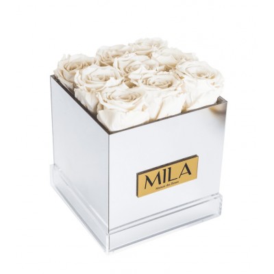 Produit Mila-Roses-00626 Mila Acrylic Mirror - White Cream
