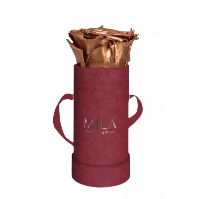 Produit Mila-Roses-00883 Mila Velvet Baby Burgundy Velvet Baby - Metallic Copper