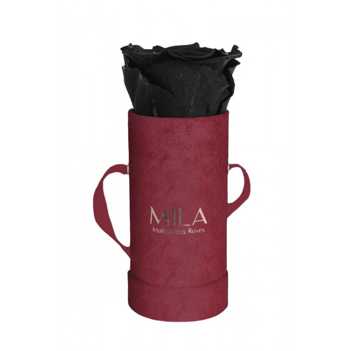 Mila Velvet Baby Burgundy Velvet Baby - Black Velvet