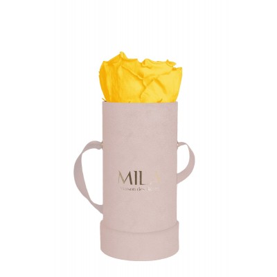 Produit Mila-Roses-00906 Mila Velvet Baby Old Pink Velvet Baby - Yellow Sunshine