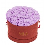  Mila-Roses-00926 Mila Burgundy Velvet Large - Lavender