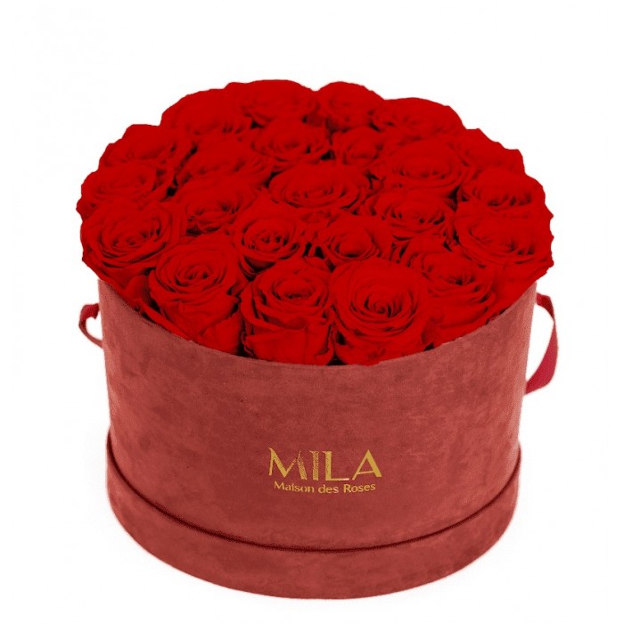 Mila Burgundy Velvet Large - Rouge Amour