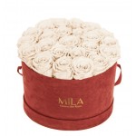  Mila-Roses-00942 Mila Burgundy Velvet Large - White Cream